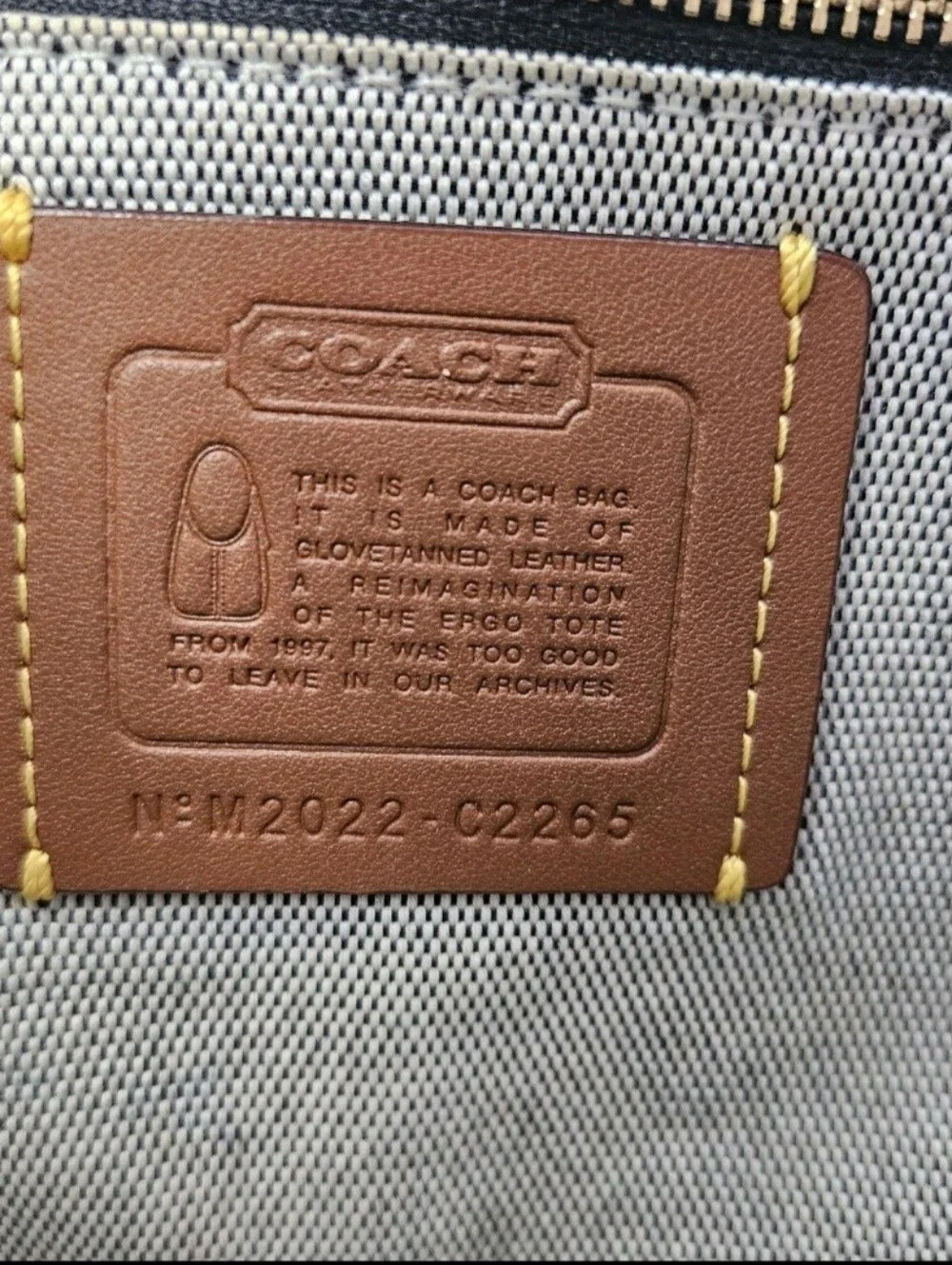 Coach Ergo C2265 Black All Leather Shoulder Bag – Hangtag Included